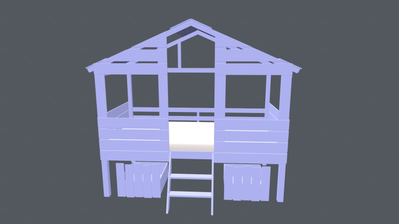 Culla 3D Modello 3D .c4d .max .obj .3ds .fbx .stl .blend 