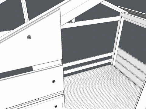 Baby cot 3D 3D Model