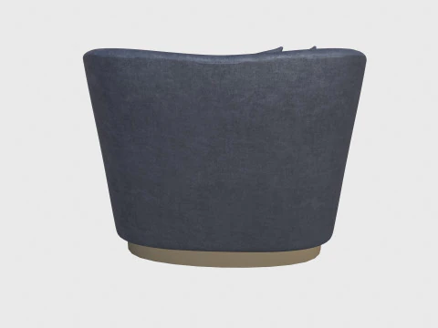 Угольно-серый диван 3D Модель