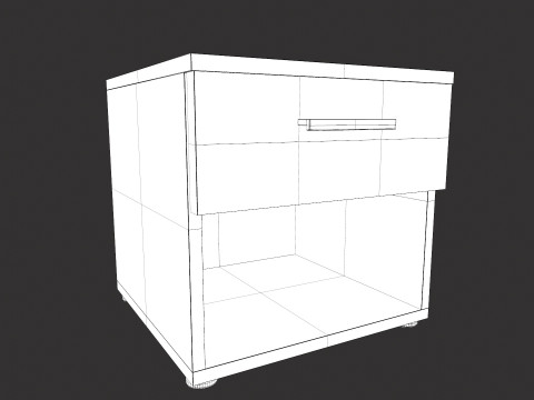 Beistelltisch 3D Modell