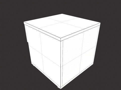 Beistelltisch 3D Modell