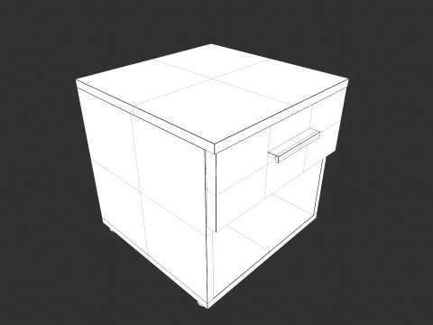 Beistelltisch 3D Modell