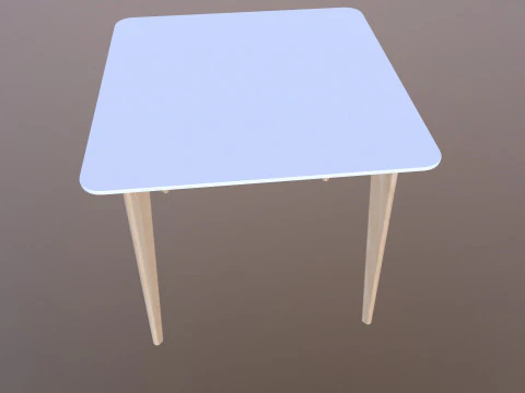 Table square 3D Model