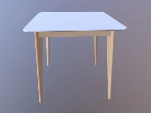 Table square 3D Model