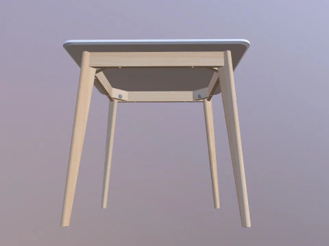 Table square 3D Model
