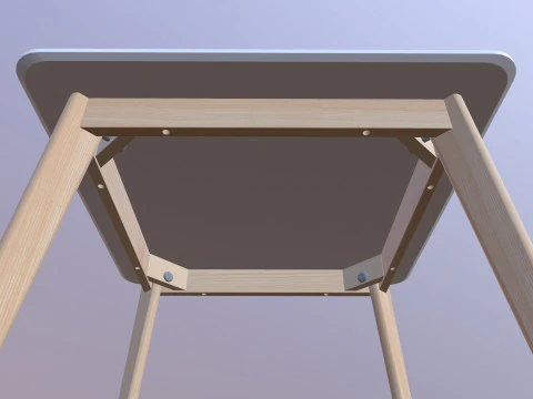 Table square 3D Model