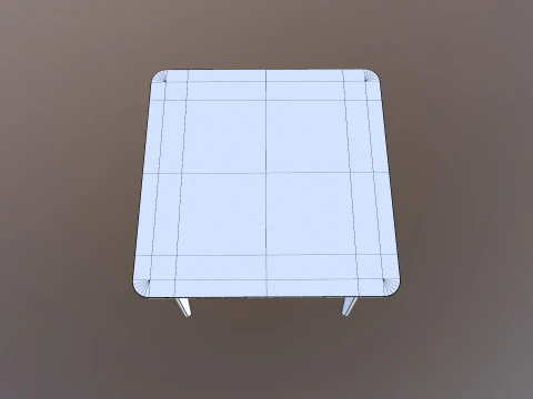 Table square 3D Model