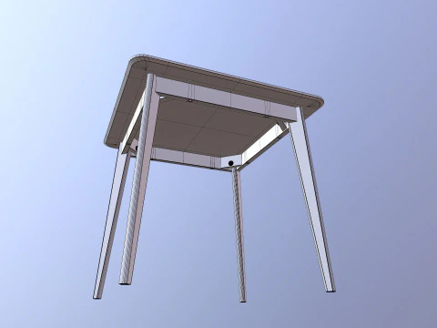 Table square 3D Model