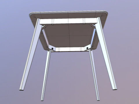 Table square 3D Model