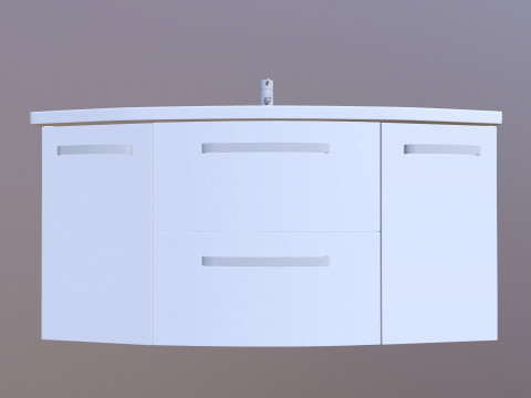 Washbasin bathroom sink 3D Model