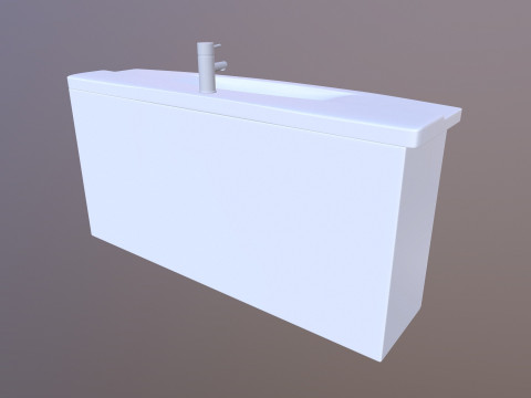 Washbasin bathroom sink 3D Model