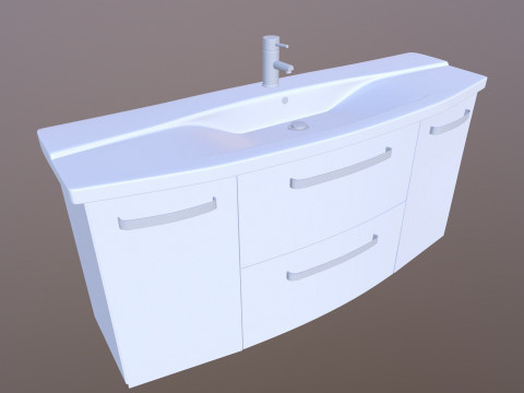 Washbasin bathroom sink 3D Model