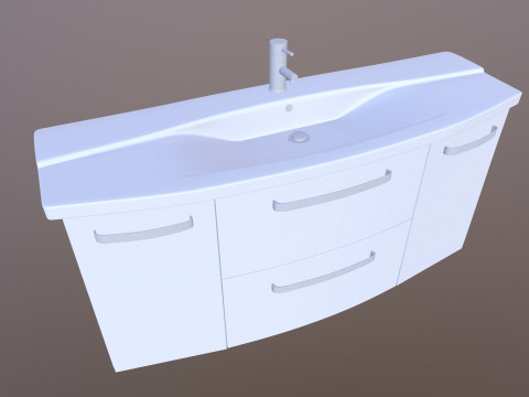 Washbasin bathroom sink 3D Model