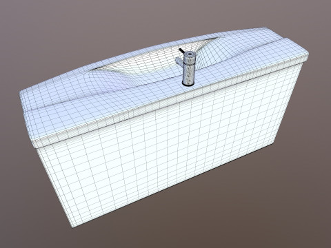 Washbasin bathroom sink 3D Model