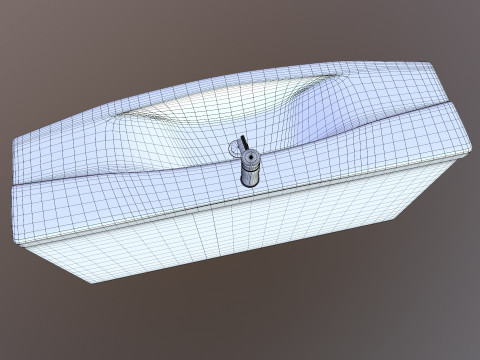 Washbasin bathroom sink 3D Model