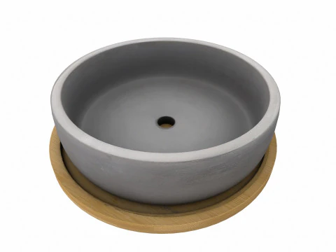 Indoor Plant Pot 3D Model