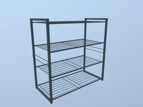 Supports m&eacute;talliques Modèle 3D