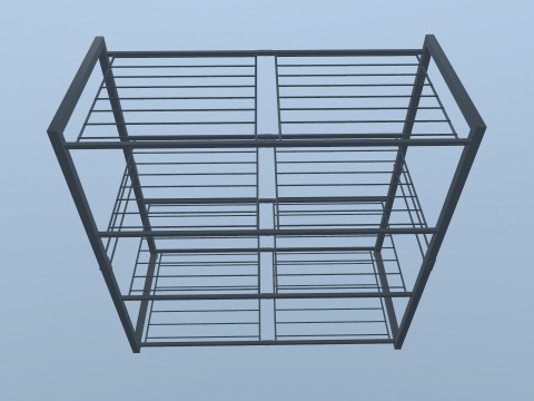 Metal Racks 3D Model