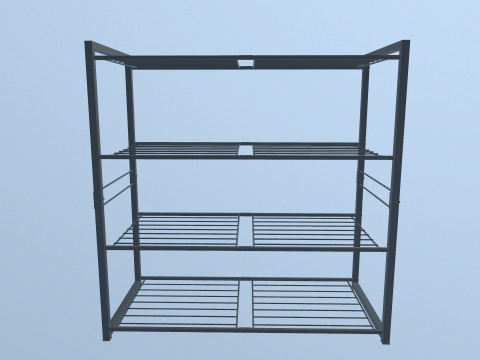 Metal Racks 3D Model