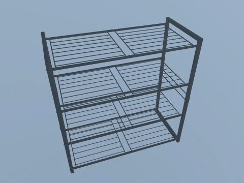 Metal Racks 3D Model