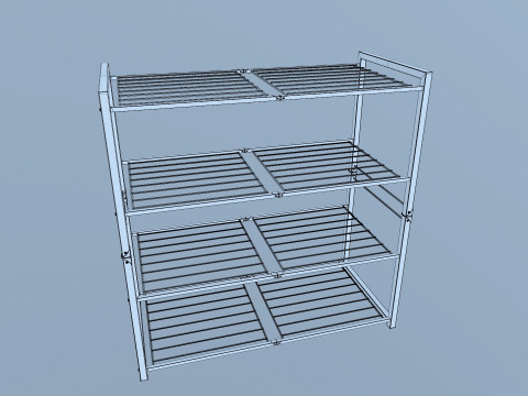 Metal Racks 3D Model