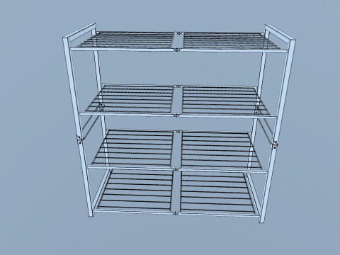 Metal Racks 3D Model