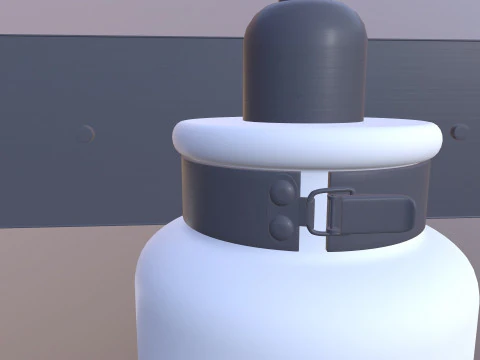 Oil Container 3D Model