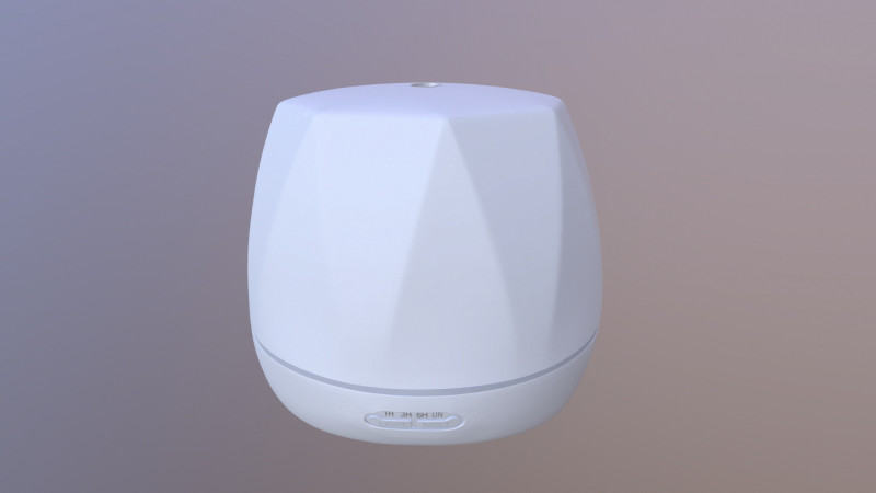 Oil Diffuser Air Purifier 3D Model .c4d .max .obj .3ds .fbx .stl .blend 