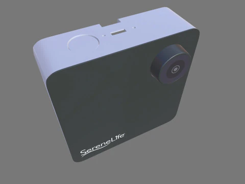 Serene Life Clip-on Wearable Camera 1080P 3D Model