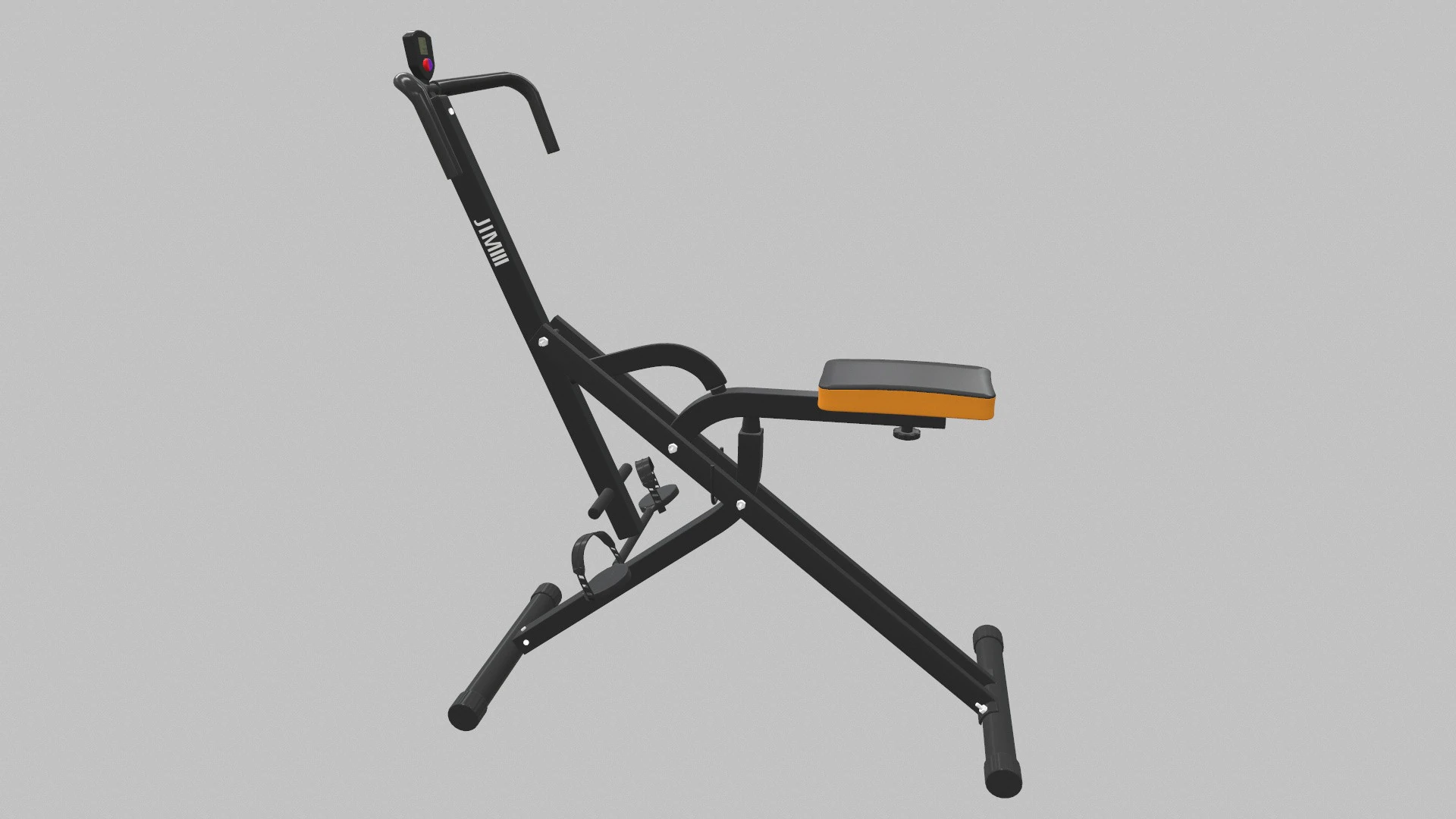 Upright Squat Machine Assist Row 3D Model .c4d .max .obj .3ds .fbx .stl .blend 