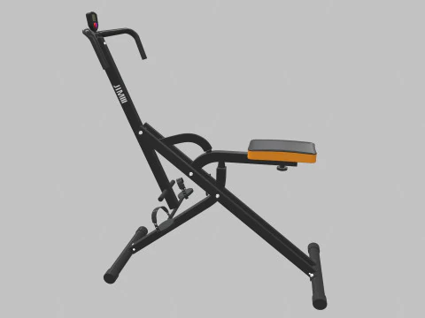 Riga assistita dalla macchina per squat verticale Modello 3D