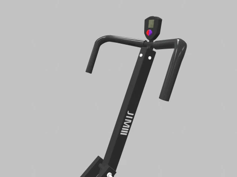 Upright Squat Machine Assist Row 3D Model