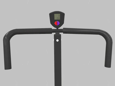 Upright Squat Machine Assist Row 3D Model