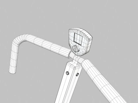 Upright Squat Machine Assist Row 3D Model