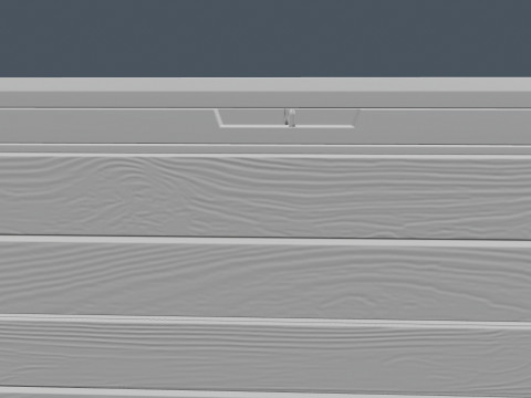 나무 상자 3D 모델