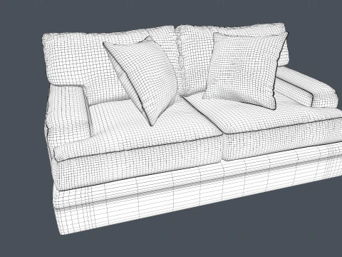 Signature Design Sofa 3D Model
