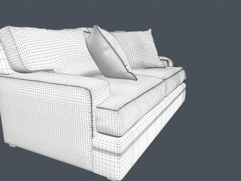 Signature Design Sofa 3D Model