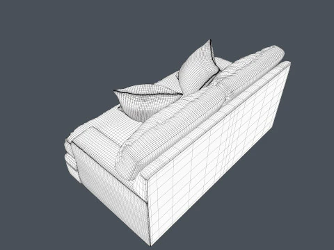 Signature Design Sofa 3D Model