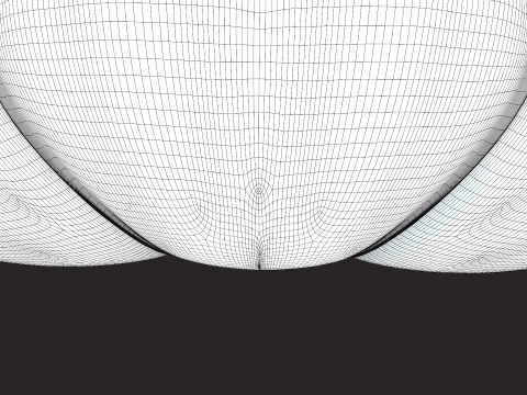 Tufted Upholstered Fabric Sofa 3D Model