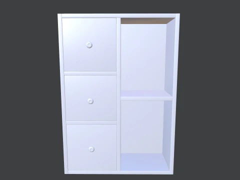 Дерев'яна Альміра 3D Модель