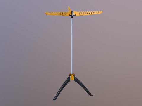 Tendedero de ropa plegable Modelo 3D