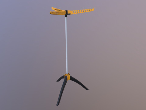 Rack de secagem de roupas dobr&aacute;vel Modelo 3D