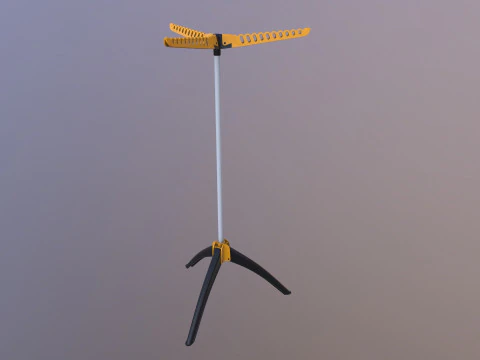 Foldable Clothes Drying Rack 3D Model