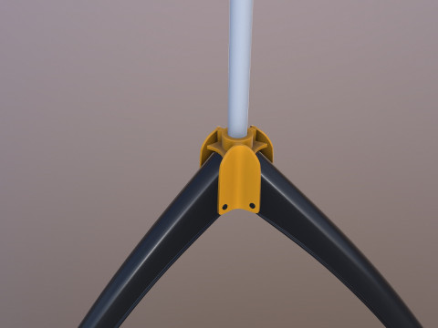 Rack de secagem de roupas dobr&aacute;vel Modelo 3D