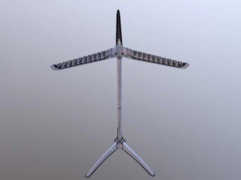 Foldable Clothes Drying Rack 3D Model