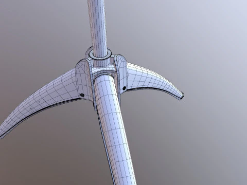 Foldable Clothes Drying Rack 3D Model