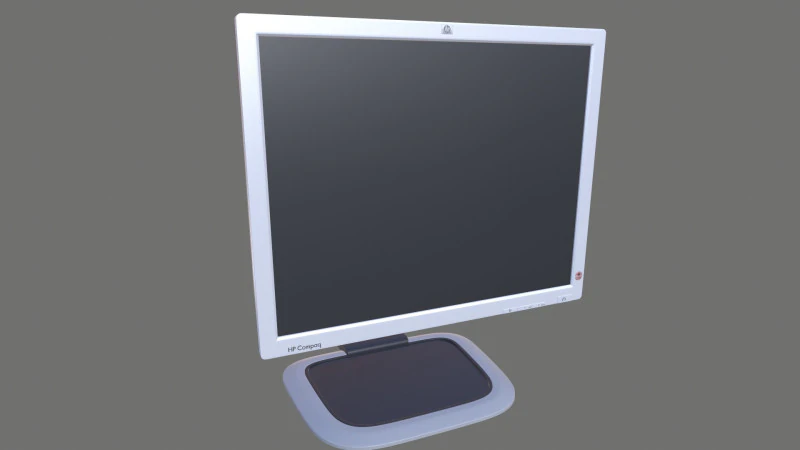 Monitor HP Compaq Modelo 3D .c4d .max .obj .3ds .fbx .stl .blend