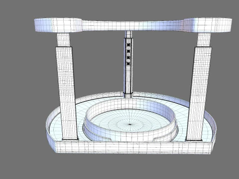 Racks Rotating Spice Holder Shelf 3D Model