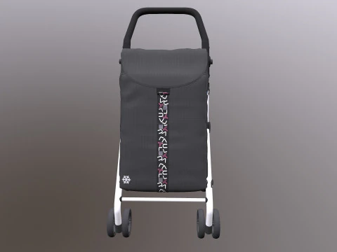 Shopping Trolley 3D Model