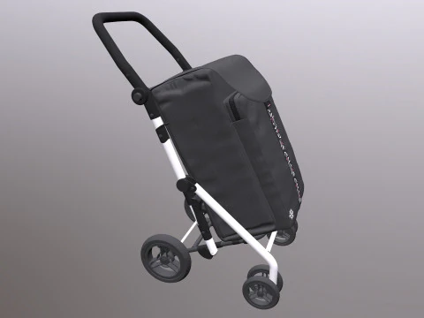 Shopping Trolley 3D Model